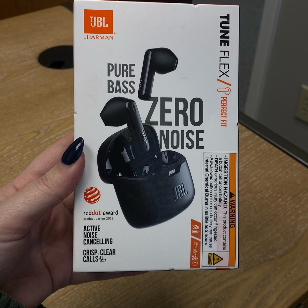 JBL Tune Flex Earbuds - Black